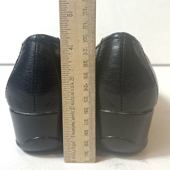 Naturalizer N5 Comfort Leather Wedge Womens 11N Black Classic Pumps Shoe Slip On - Picture 10 of 12